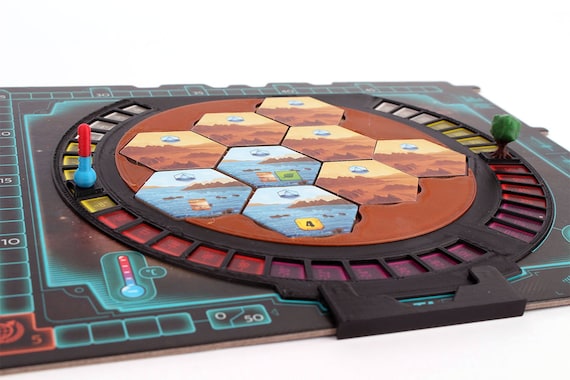 Terraforming Mars: Ares expedition overlay and counters