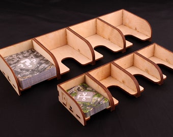 Wooden card holders - with magnetic connection - ASSEMBLED