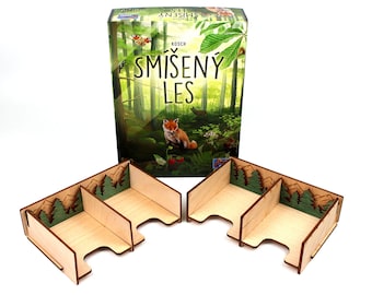Wooden organizer for Forest Shuffle - ASSEMBLED