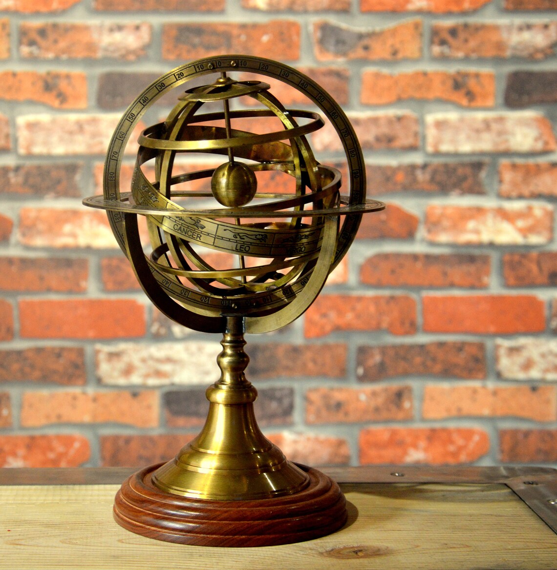 Antique style brass Armillary Armillary sphere armilar Etsy