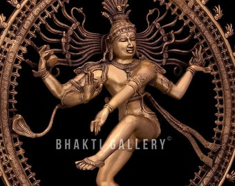 Brass Nataraja Statue Large, 91 cm Big Large Size Brass Dancing Shiva Nataraja Sculpture, Large Natraj Statue brass, Yoga Studio Decor.