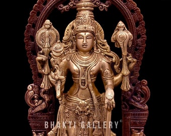 Large BRASS VISHNU STATUE