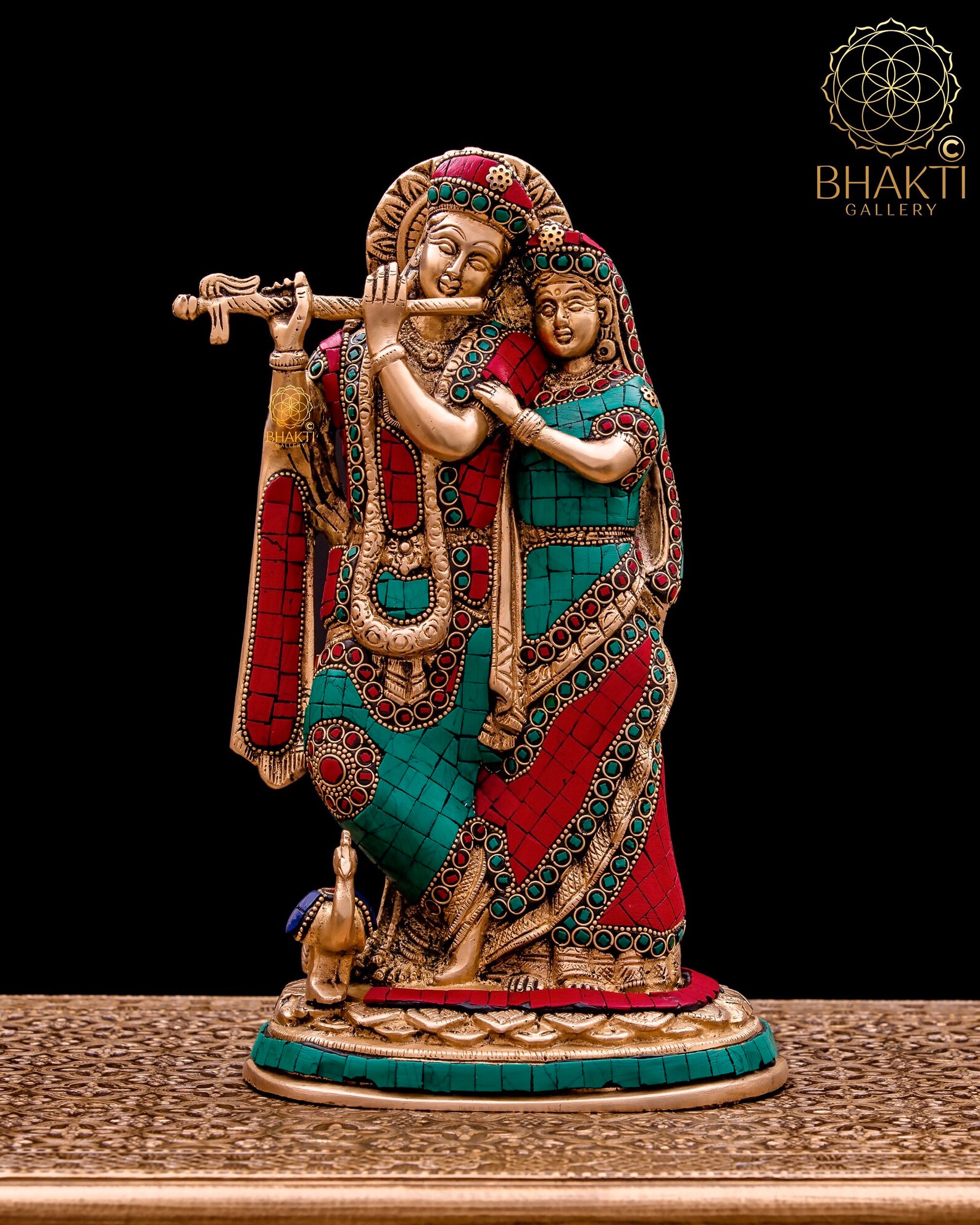 Brass Radha Krishna Statue 29 CM Big Size Brass RadhaKrishna Etsy