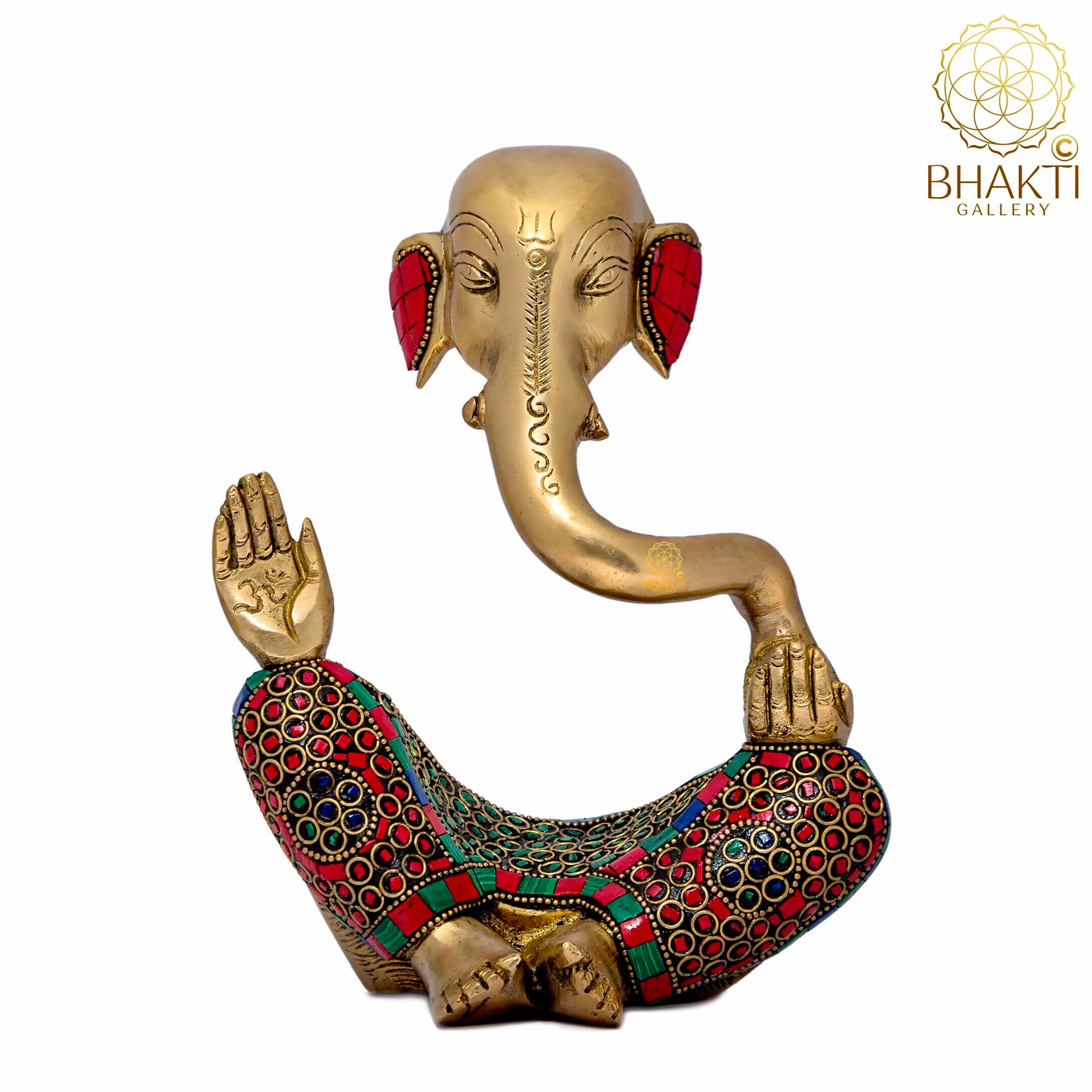 Abstract Ganesha Statue Ganesh Statue 8 Brass Modern Etsy
