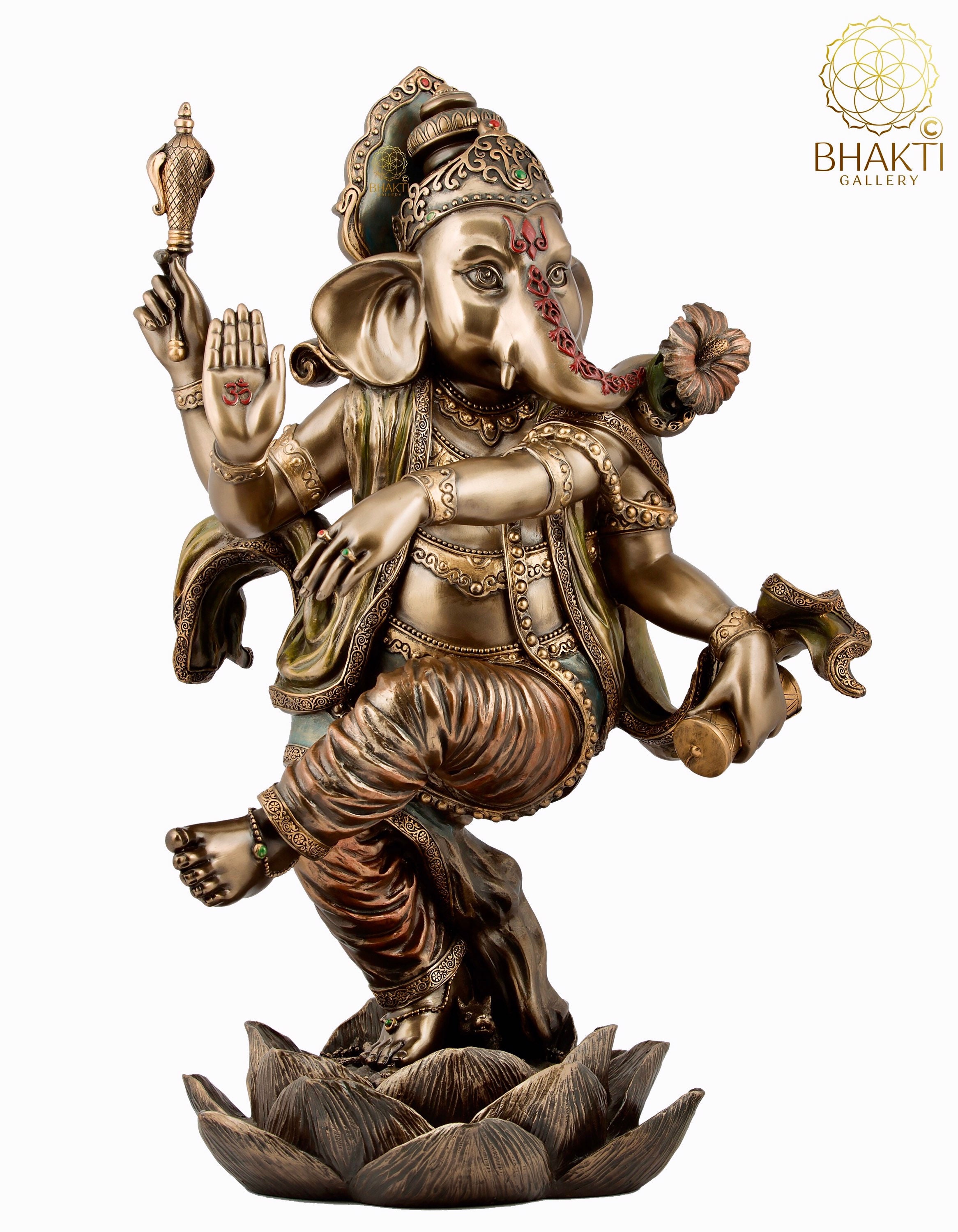 Dancing Ganesha Statue 44 Cm Big Large Size Bonded Bronze - Etsy Australia