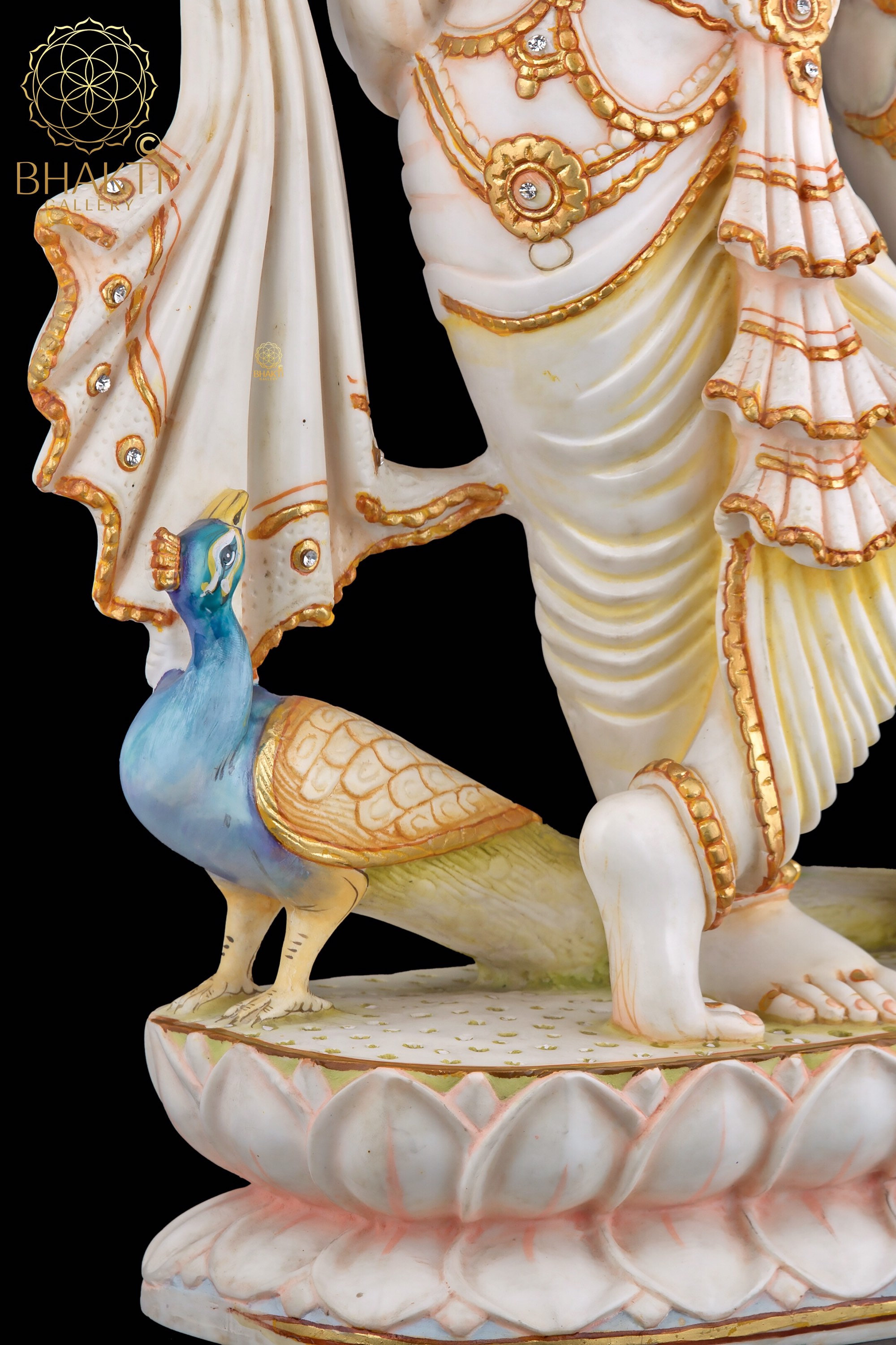 Radha Krishna Statue Large 60 cm Big Hand Painted Cultured Etsy