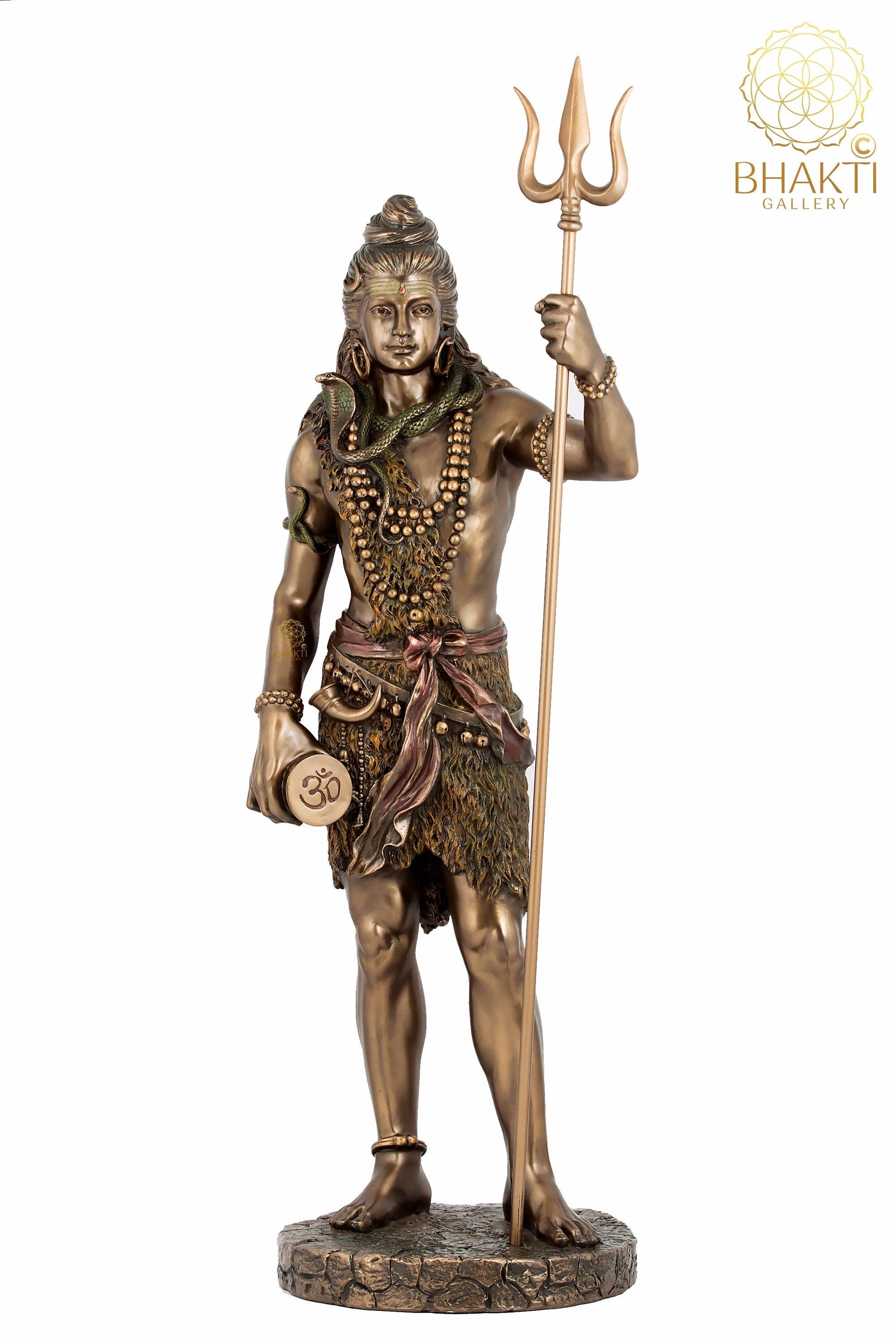 Shiv Idol Shiva Statue Hindu GOD Mixed Metal 11 cm Height Energized