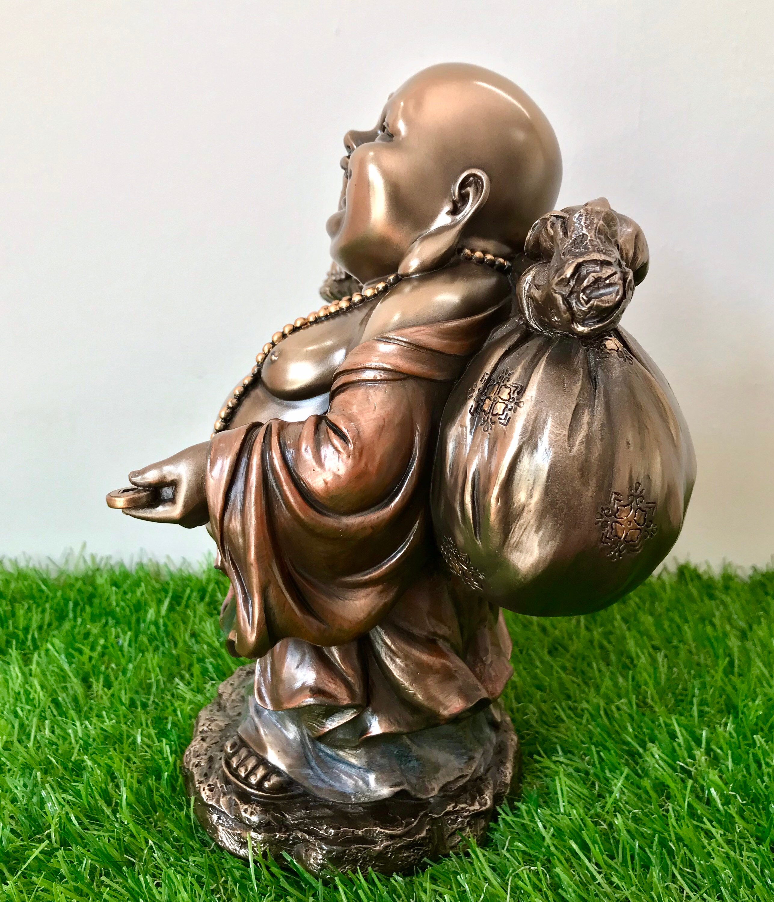 Laughing Buddha Statue 20 CM Big Chinese Buddha Sclupture Etsy