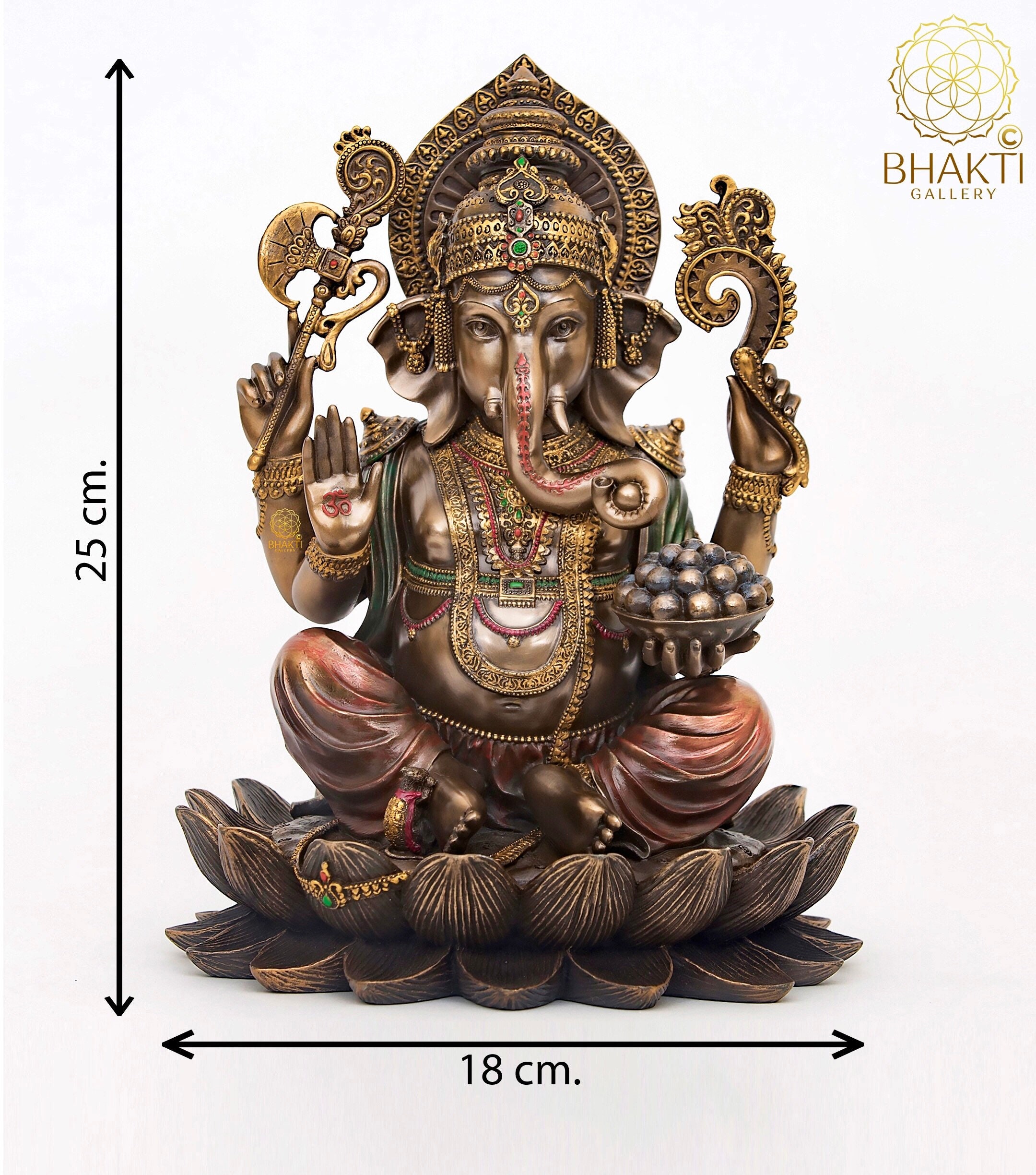 Ganesha Statue 25 CM Bonded Bronze Lord Ganesh Statue on Etsy Australia