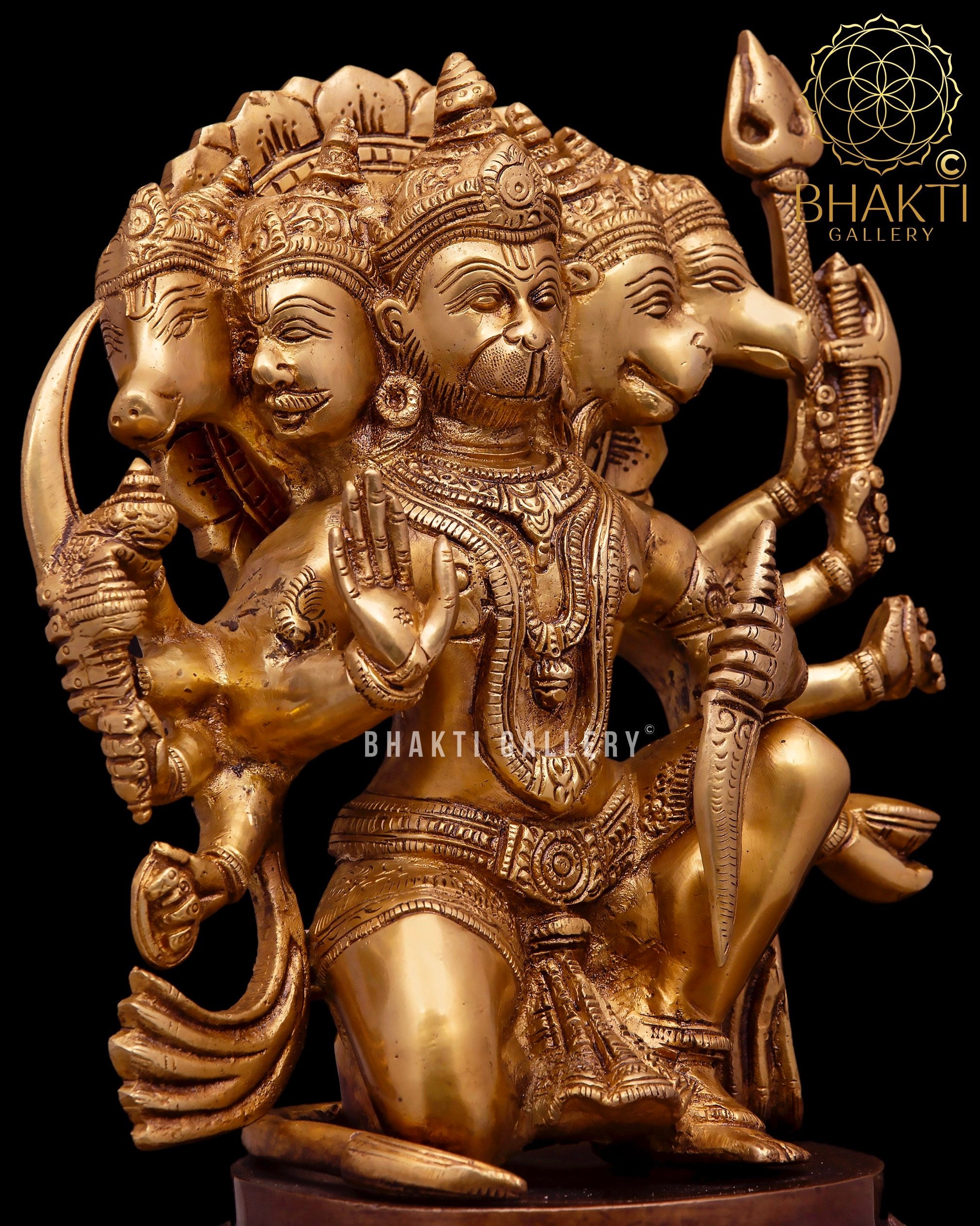 Panchmukhi Hanuman Statue In Brass 30 Cm Brass Five Face Lord Etsy panchmukhi-hanuman-statue-in-brass-30-cm-brass-five-face-lord-etsy