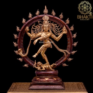 Large Dancing Shiva Nataraja Statue brass, 60 cm Big Large size Bronze Finish Brass Natraj Statue, Nataraj Idol, Natraja, Brass Nataraja