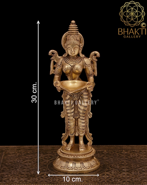 Hand Finished Brass Krishna and Radha Statue --30cm x 23cm Hand Finished Brass Krishna and Radha Statue --30cm x 23cm