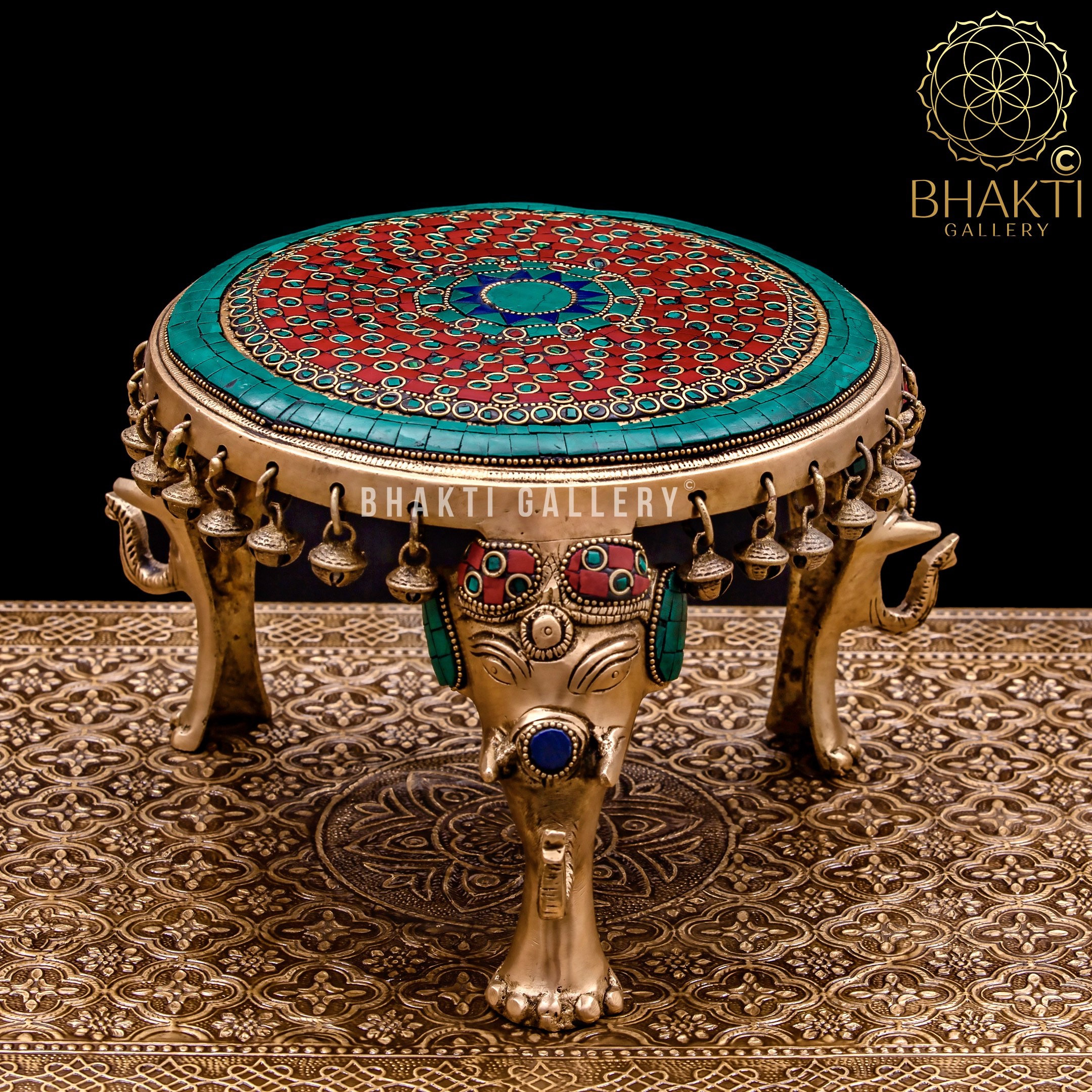 Small stool for pooja on sale room