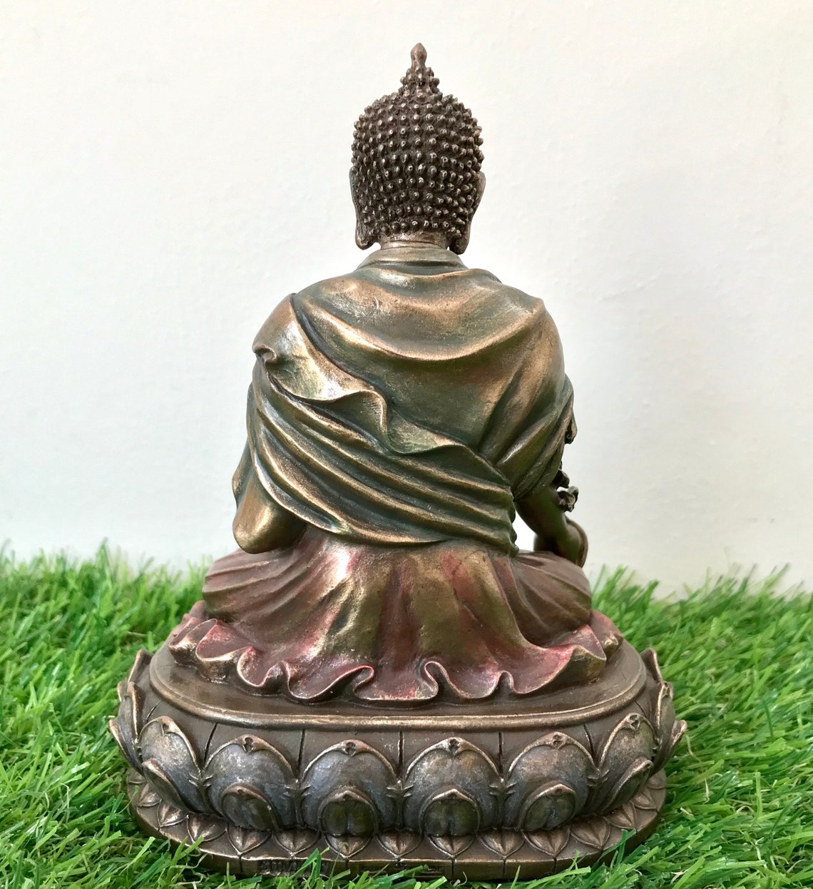 Medicine Buddha Statue 15 CM Small Size Bonded Bronze Healing Etsy