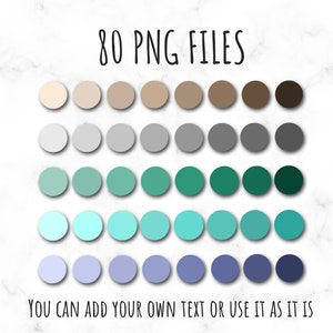 80 Solid Colors Instagram Highlights. 80 PNG Files. No Photoshop ...