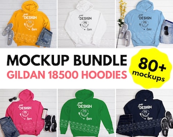 Download Gildan Hoodie Mockup Etsy