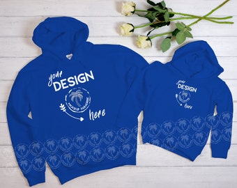 Download Gildan 18500 Awdis Kids Hoodie Orange Mockup Mommy And Me Etsy Yellowimages Mockups