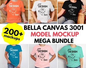 Download Model Tshirt Mockup Etsy