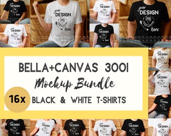 Bella Canvas 3001 Mockup Bundle 12 Fall Colors Heather Mustard Autumn Clay Cardinal Stone Brown Olive Forest Slate Navy Midnight Navy Maroon