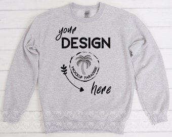 Ash Grey Gildan Mockup Etsy