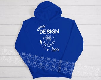 Blue Hoodie Mockup Etsy
