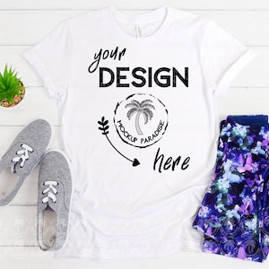 Bella Canvas 3001 Mockup Bundle, T-shirt Mock up Bundle, Bella Canvas ...