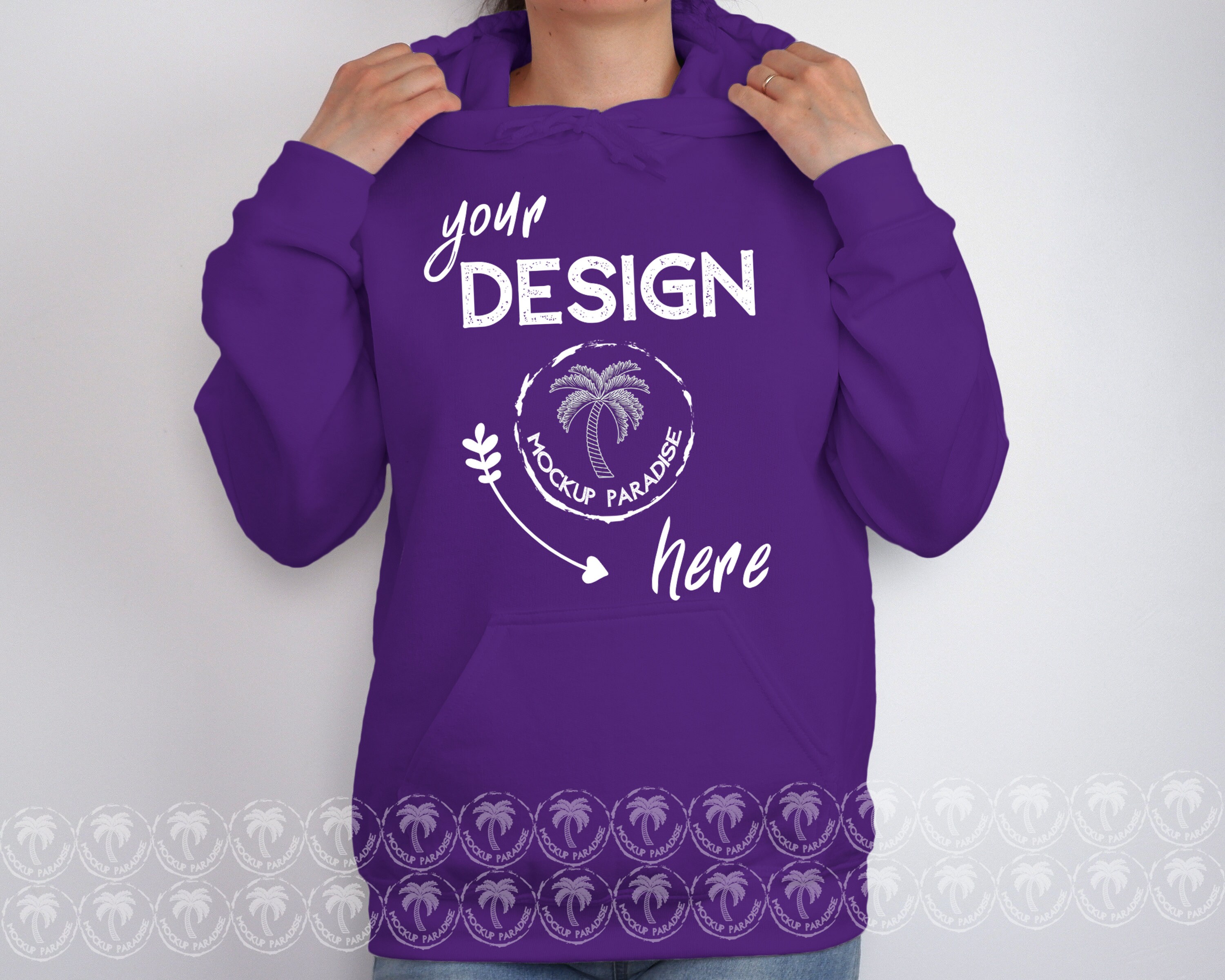 purple gildan sweatshirt