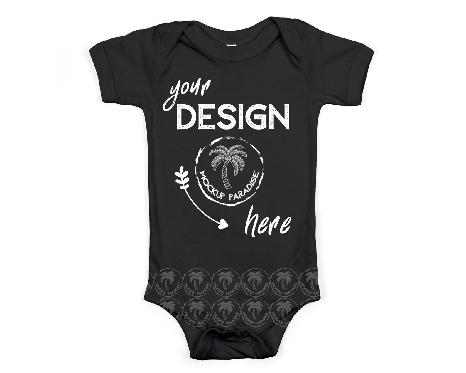Download Bella Canvas 100B Baby Bodysuit Mockup Bundle Baby Onesie | Etsy
