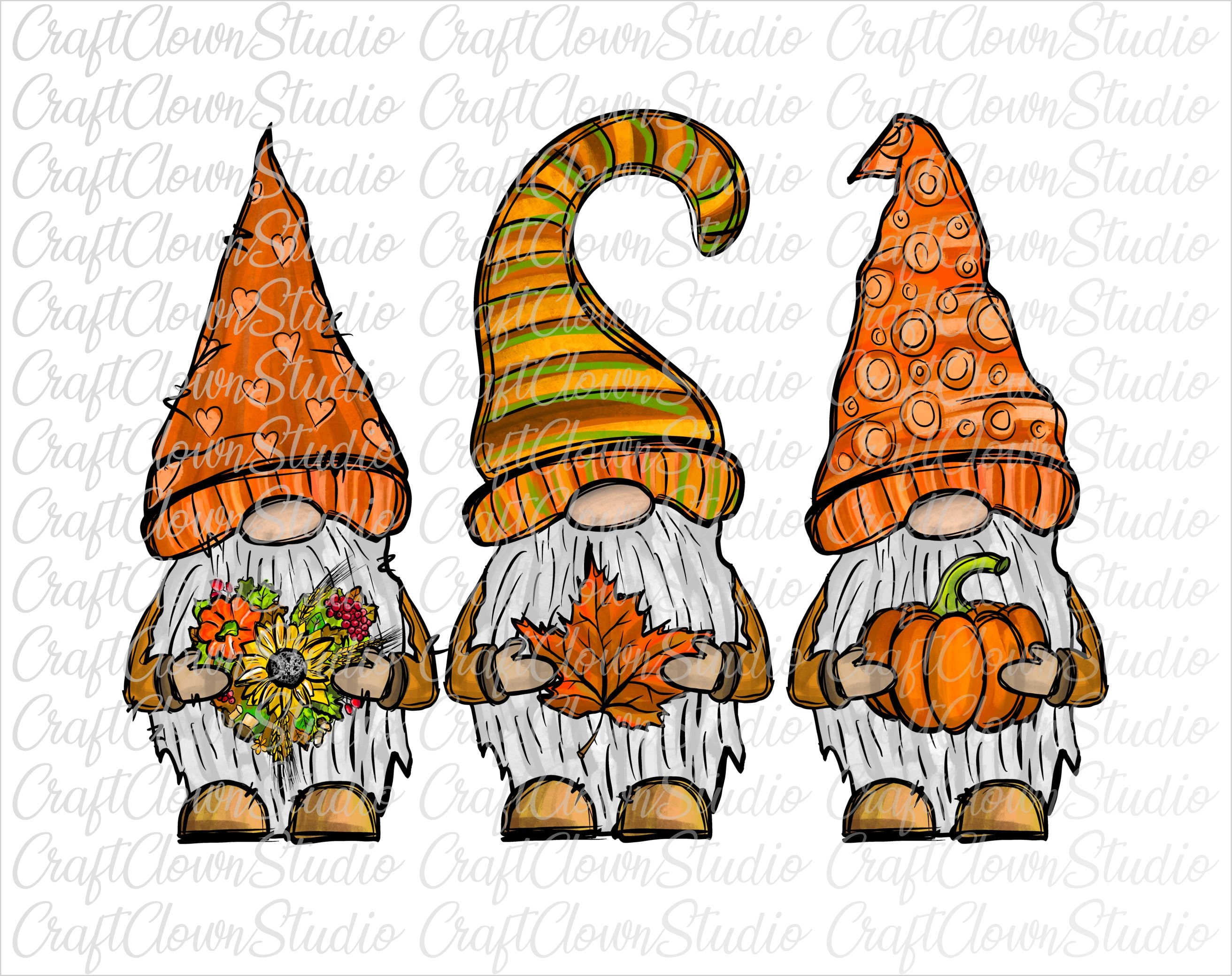 Fall Gnomes Png File for Sublimation Print Etsy Ireland