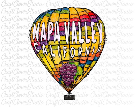 Balloons Above the Valley Napa Valley California Hot Air - Etsy