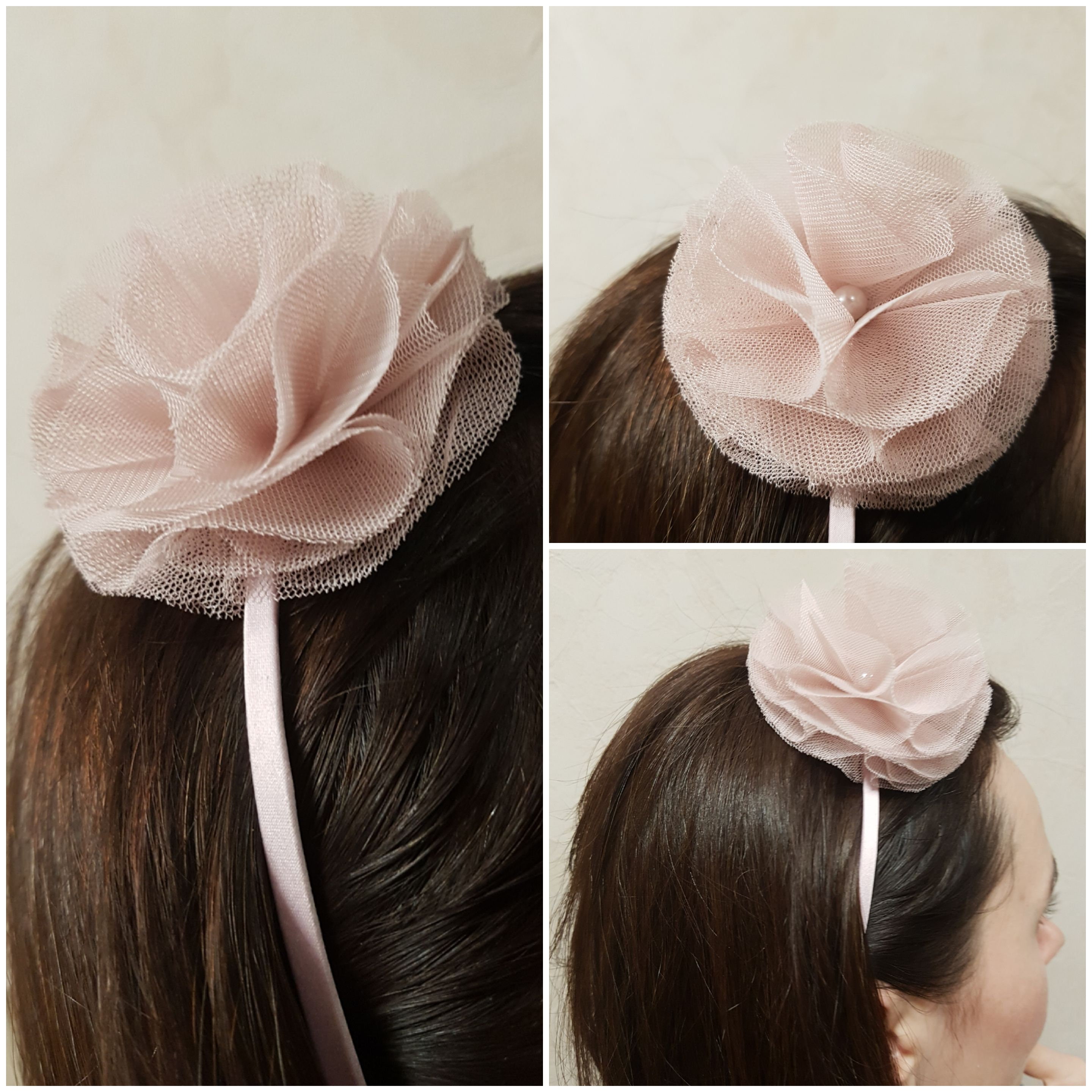 Video tutorial instructions tulle flower How to Make Flower Etsy
