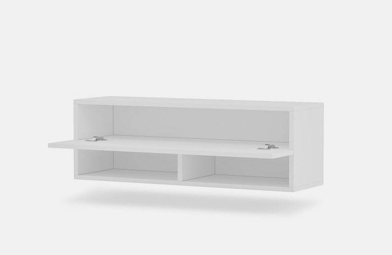 LONDON Floating TV Unit Wall Mounted TV Shelf With 2 Etsy