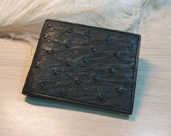 Genuine Ostrich Leather Wallet