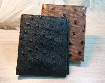 Genuine Ostrich Leather Wallet