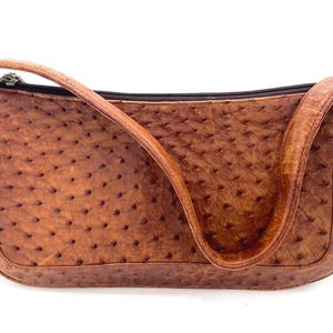 Ostrich leather bag