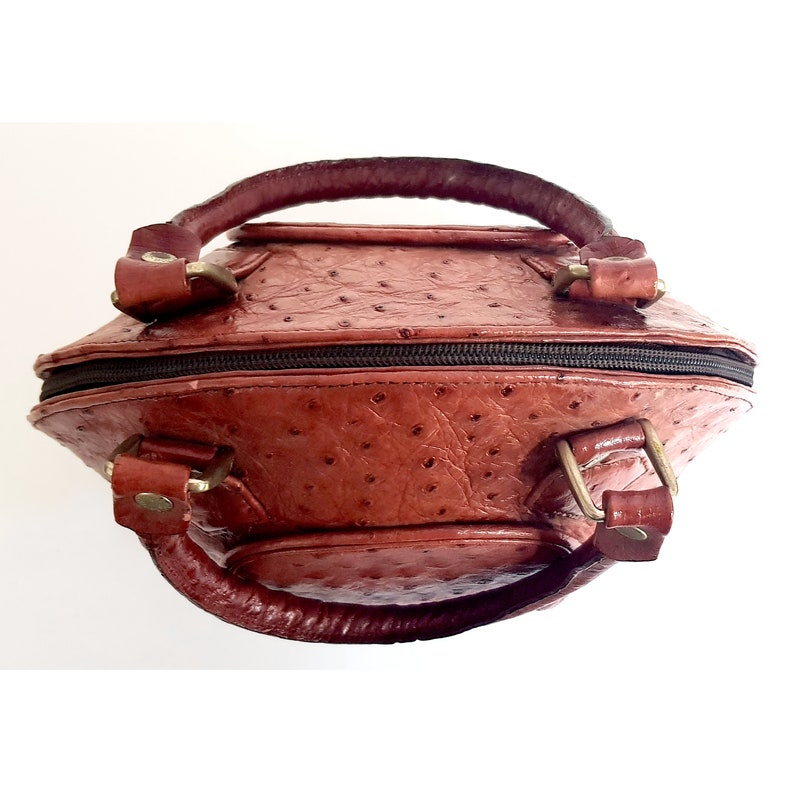 Ostrich Leather Handbag Etsy