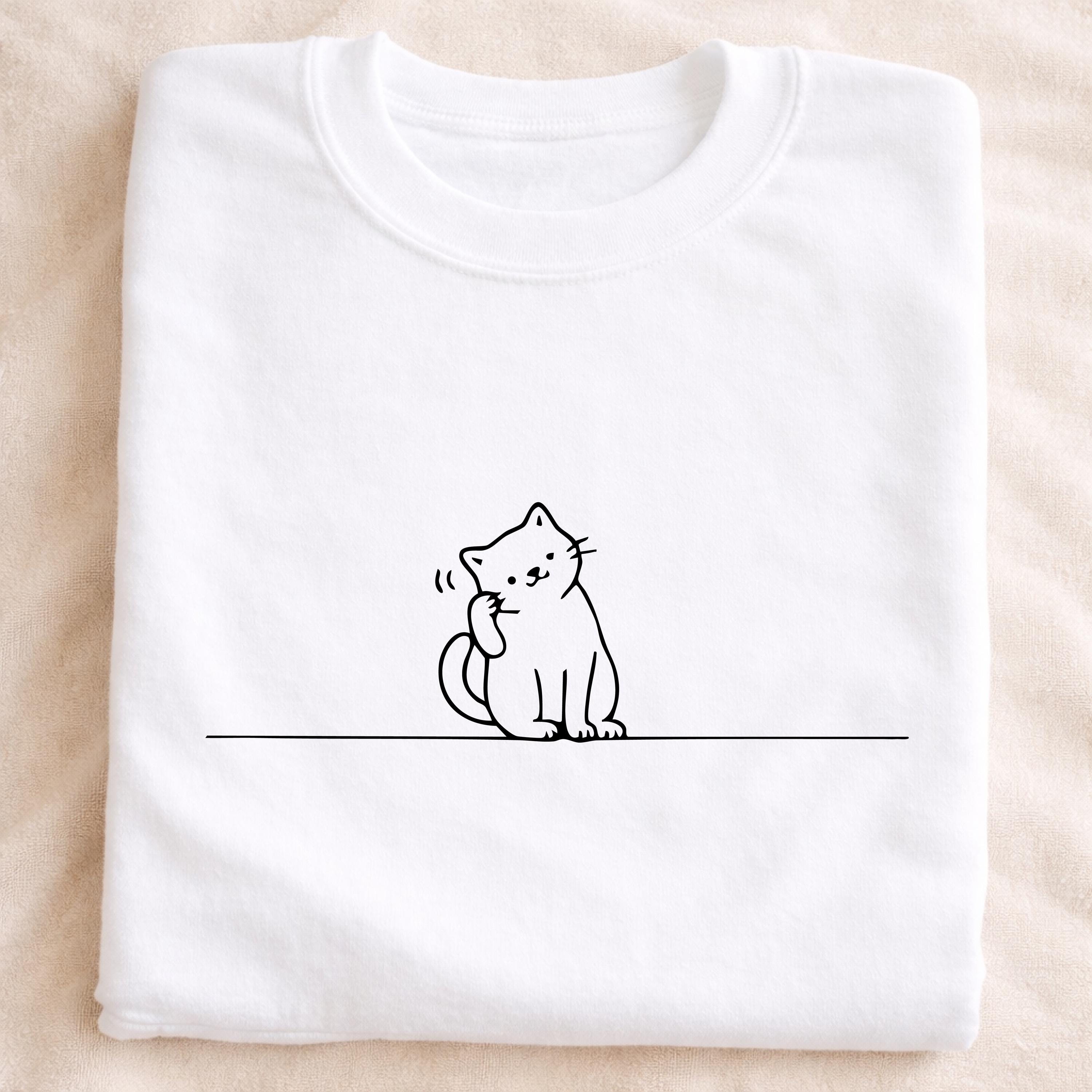 Cat Page Divider SVG Bundle | Kitty Border Line Art - Etsy