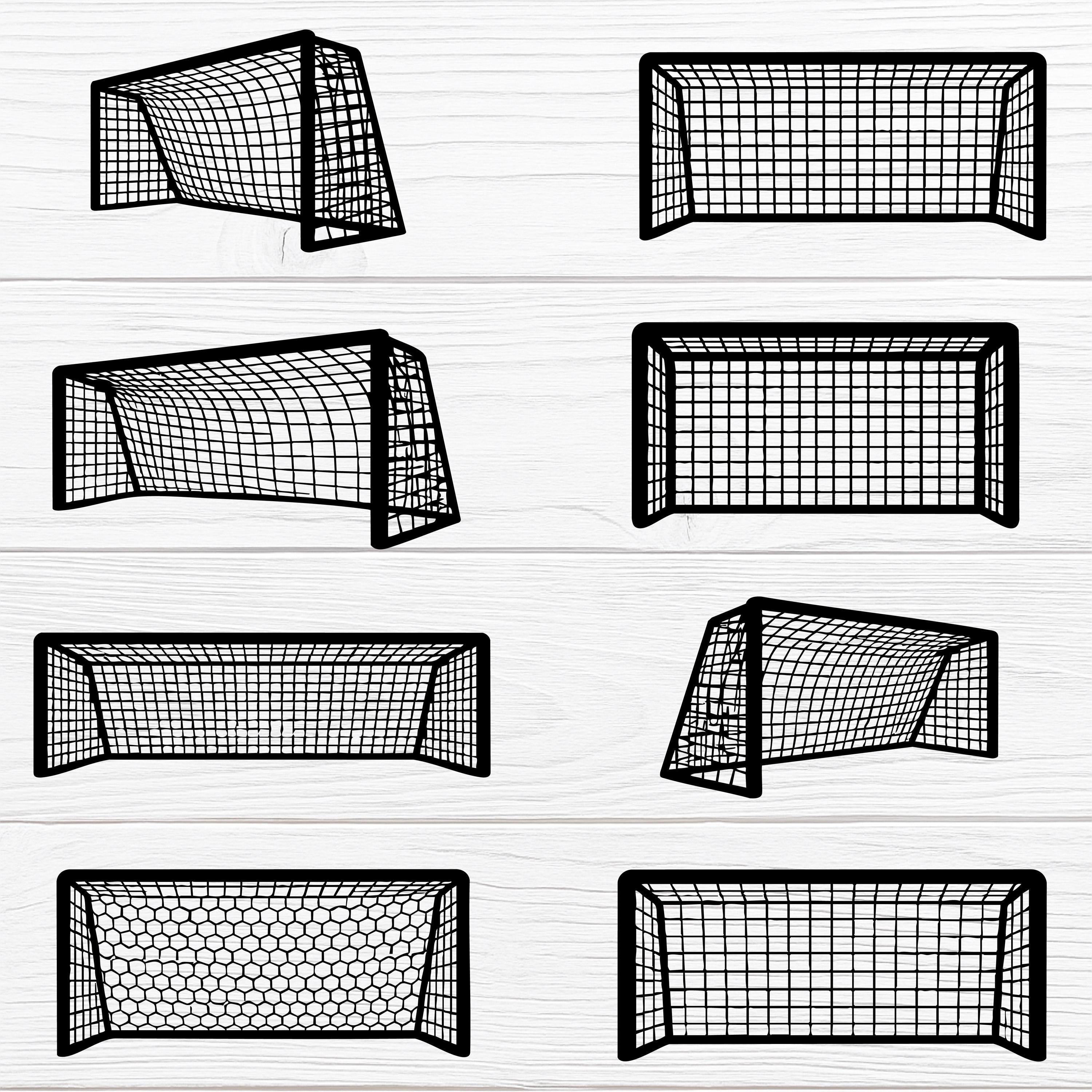 Football Net Pattern Svg Soccer Goal Net Silhouette SVG Vector Bundle - Etsy
