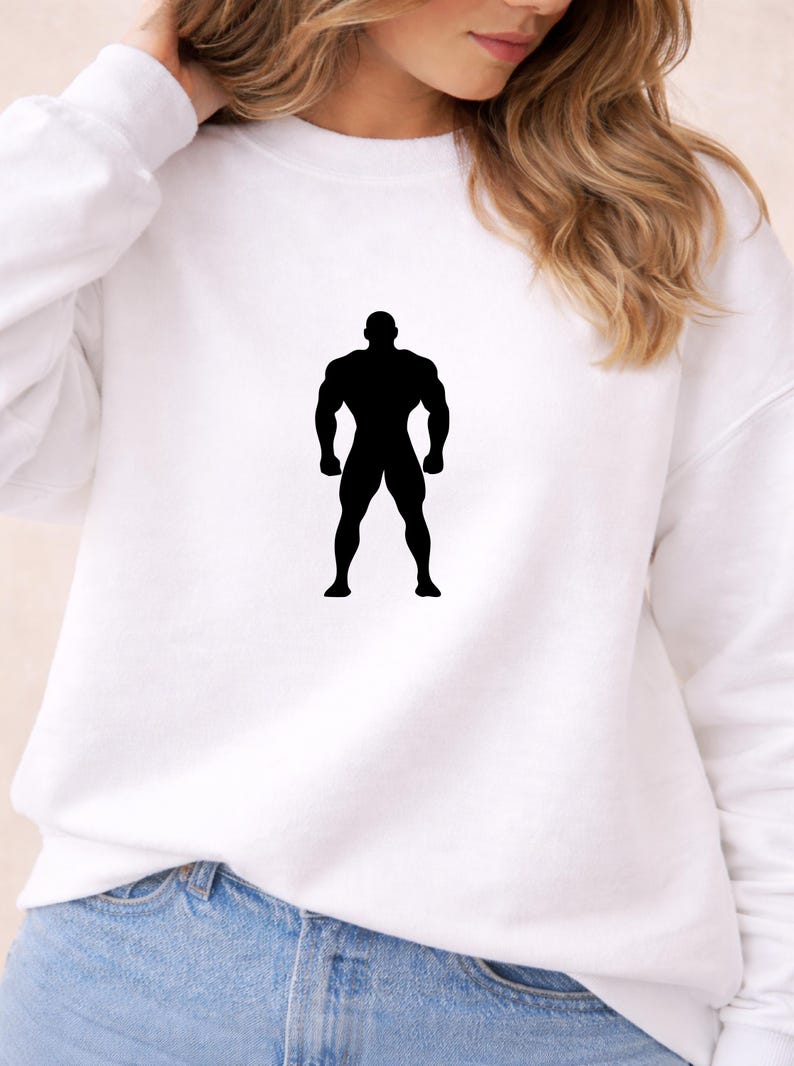 Bodybuilder Silhouette Vector Set | Fitness Gym SVG - Etsy