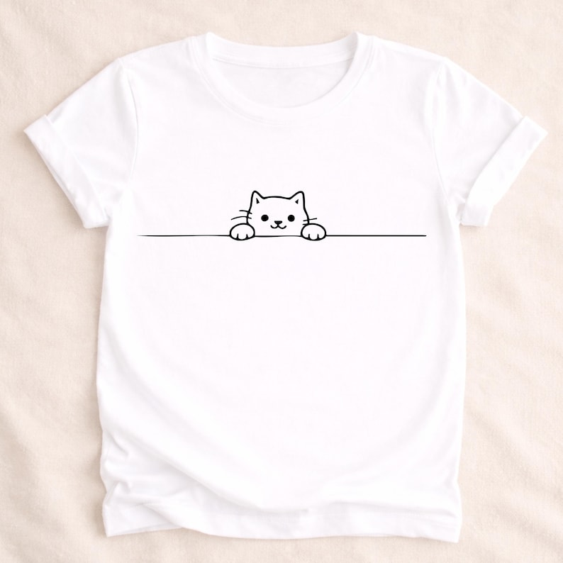 Cat Page Divider SVG Bundle | Kitty Border Line Art - Etsy