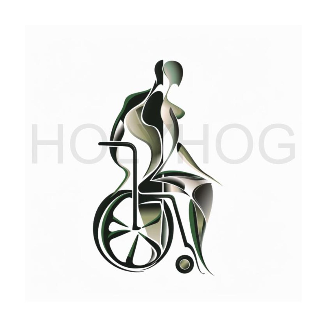 Logo for Disabilities Wheelchair Association or Welfare Caring, Design ...