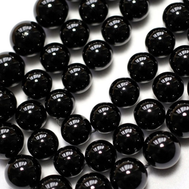 Black Tourmaline Inner Peace Crystal Bracelet Tranquillity Etsy New