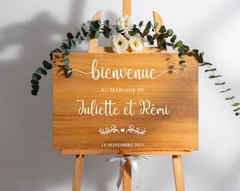 Stickers personnalisés pour panneau de bienvenue mariage / anniversaire / baptème