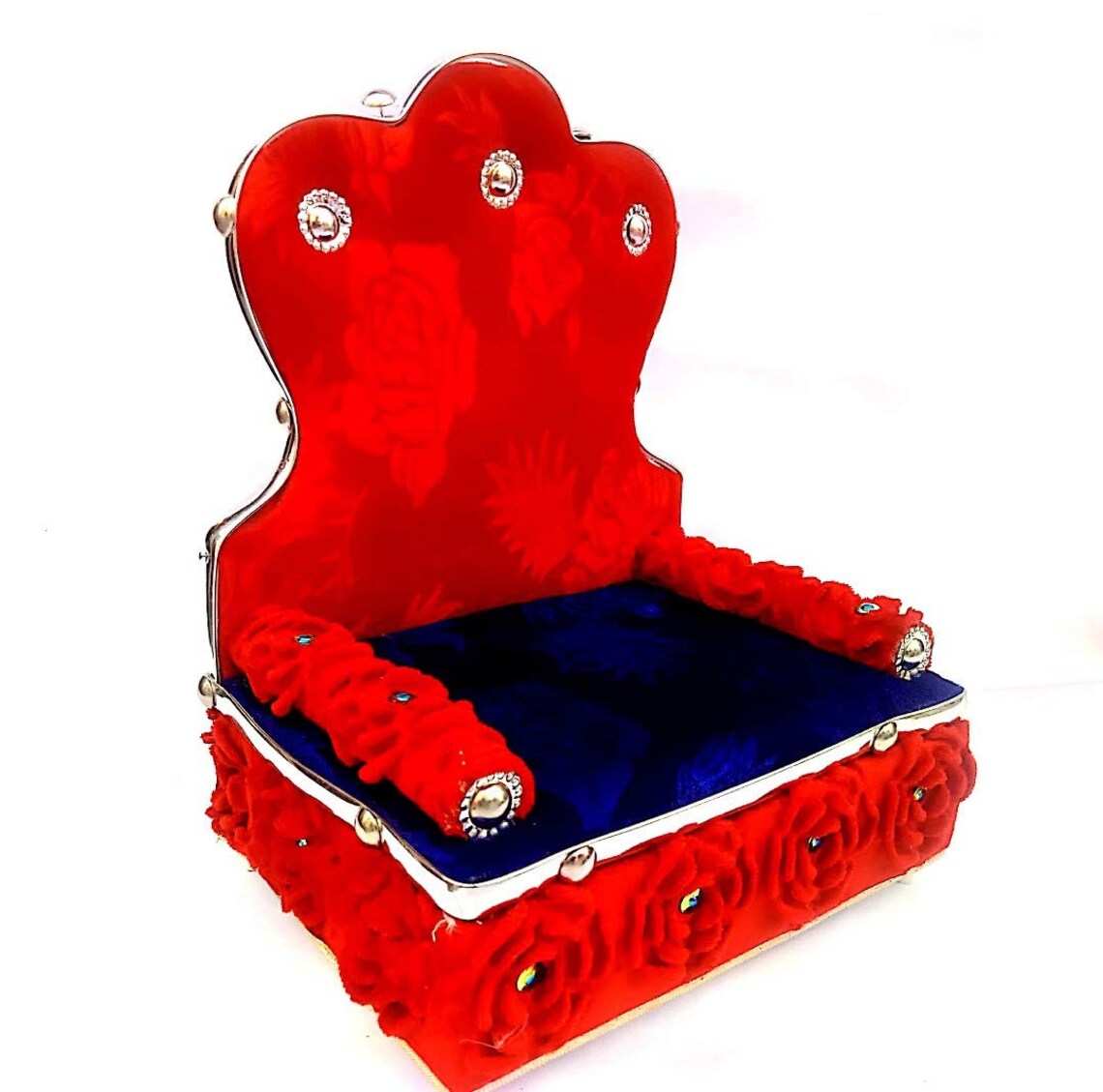 Keshavdivine Wood Laddu Gopal Bed Singhasan Luxury Look for Etsy