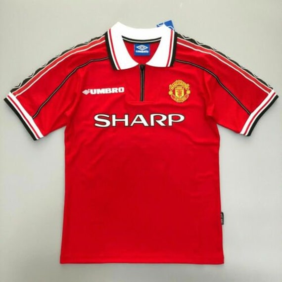 Man Utd Retro Football Shirt 1998/99 | Etsy