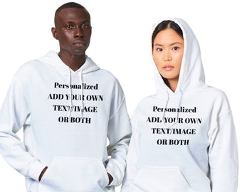 Custom Unisex Hoodie: Design Your Own Text or Image