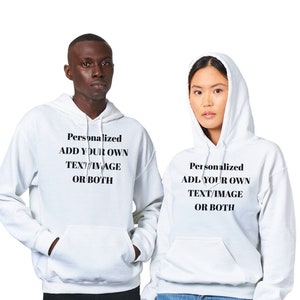 Custom Hoodies Unisex Hoodie Design Your Own Add Your Text Personalized Hoodies Hoodies for Men Hoodies for Women Custom Design Etsy