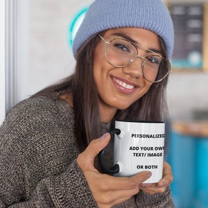 Personalisierte Fototasse: Personalisierte Text & Bild Kaffeetasse