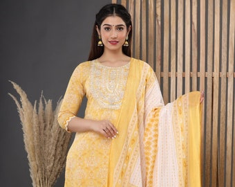 Yellow Kurti - Etsy