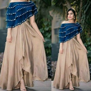 Indo Western Dress Boho Wedding 